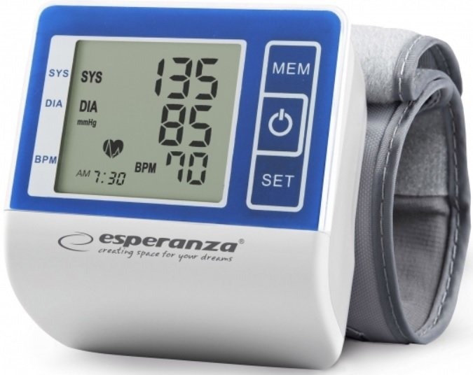 Spoľahlivý digitálny tlakomer na zápästie